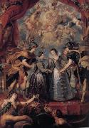 Peter Paul Rubens The Excbange of Princesses (mk01) oil painting picture wholesale